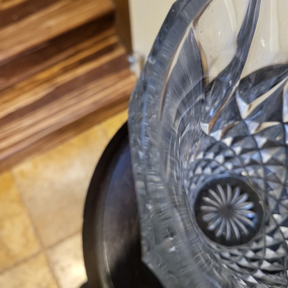 Vintage Val St Lambert Crystal Vase Signed  7" - Picture 8 of 13